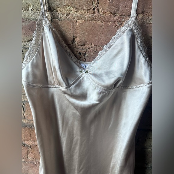 All in Favor Cream Slip Dress - Picture 4 of 6